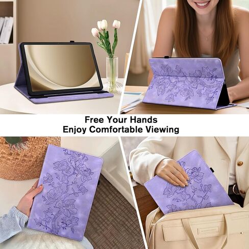 Case for Google Pixel Tablet 11 Inch 2023 Release, Slim PU Leather Folio Cover with Multi-Angle Stand and Pen Holder, Purple in Saudi Arabia