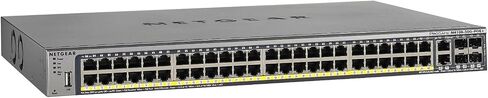 Netgear ProSafe GSM7248P 48-Port Layer 2+ GbE PoE+ Managed Switch [M4100-50G-POE+] (Renewed) in Saudi Arabia