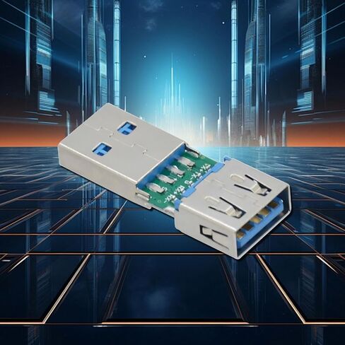 رأس محول محول USB3.0 من الذكور إلى نقل البيانات وشحن التوافق الواسع مع أجهزة USB in Kuwait