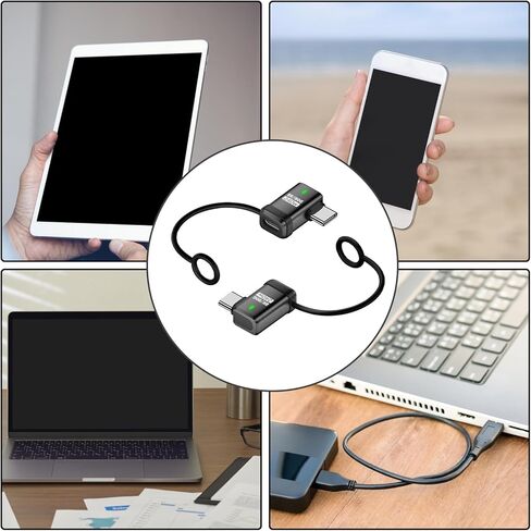 محول USB Type C ، محول USB المحمول مع Lanti-Lost Lanyard | موصل الهاتف الخليوي للمكاتب المنزلية أقراص أجهزة الكمبيوتر المحمولة in Kuwait