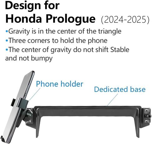حامل هاتف السيارة لـ Honda Prologue 2024 2025 ， Acura ZDX 2024 2025 Auto Accostories Bracket Interior Screen Dervor in Kuwait