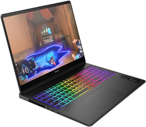 HP OMEN MAX OLED 16 "(2560x1600) 240Hz 0.2ms عرض RT ، كمبيوتر محمول للألعاب ؛ Intel Core Ultra 9 275HX 2.1GHz ؛ NVIDIA GEFORCE RTX 5080 16GB GDDR7 ؛ 32GB DDR5-5600 RAM ؛ 2TB NVME SSD ، in Saudi Arabia