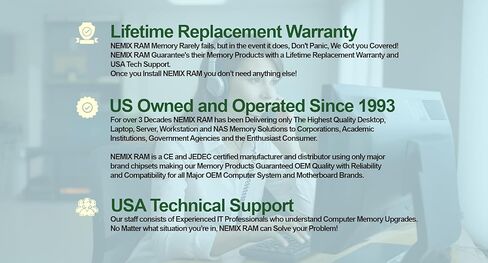 NEMIX RAM 16GB (1x16GB) DDR5 5600MHz PC5-44800 1RX8 in Saudi Arabia