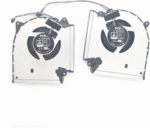 12V Computer CPU GPU Cooling Fan Cooler 13NR0540P01011 for G15 G513 G533 G17 G713 G733 G513QR G533Q G713QR G733QS(Pair Fan) in Saudi Arabia