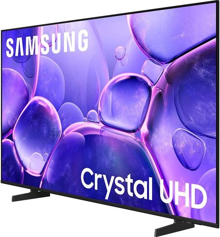 SAMSUNG UN65CU7000 65 inch Crystal UHD 4K Smart TV (2023) Bundle with Monster TV Full Motion Wall Mount for 32"-70" with 6 Piece Sound Reactive Lighting Kit in Saudi Arabia