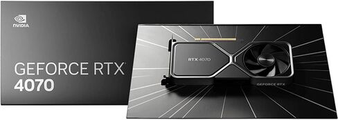 NVIDIA GEFORCE RTX 4070 بطاقة رسومات مؤسس (FE) - التيتانيوم والأسود (متجدد) in Kuwait