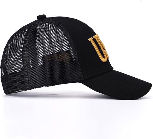 USA Trucker Hat for Men & Women American Flag Cap Adjustable Baseball Cap Mesh Snap Patriotic 3D Embroidered Cap in Saudi Arabia