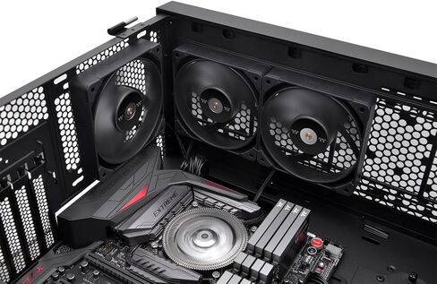 Thermaltake Toughfan 14 Pro No LED 2 Pack 140mm PC Case Fan 5.5 × 5.5 × 1 بوصة 119.6 CFM 0.14 في H2O 31.6 DBA 4.32 W 12V PWM 4PIN PWM 40،000 ساعة in Saudi Arabia