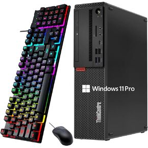 Lenovo ThinkCentre M720S SFF Business Desktop Computer, Win11 Pro DDesktop PC, Intel Core i7-8700 3.2GHz, 16GB RAM, 1TB SSD, DVD, Windows 11 Pro 64Bit(Renewed) in Kuwait