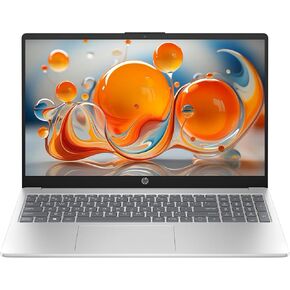 HP 15 Professional Professional Slim عالية الأداء كمبيوتر محمول في Silver Ryzen 5 4-Core حتى 4.3 جيجا هرتز 8 جيجا بايت 512 جيجا بايت SSD 15.6in Full HD Bo Audio W11 (15-FC-متجدد) in Kuwait