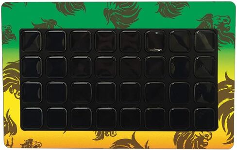 Maysyskins الجلد متوافق مع Elgato Stream Deck XL - Rasta Lion | غلاف الالتفاف الواقي ، الدائم ، والفريد من نوعه | من السهل تطبيق الأنماط وإزالتها وتغييرها | صنع في الولايات المتحدة in Saudi Arabia