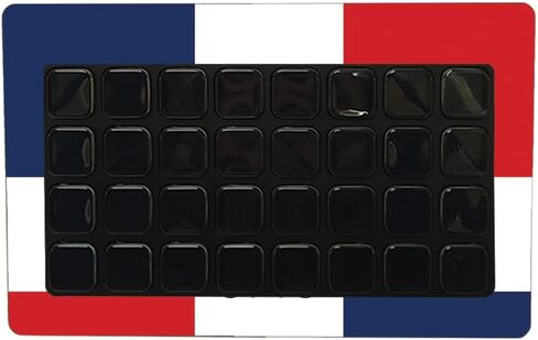 MightySkins Skin Compatible with Elgato Stream Deck XL - Dominican Flag | Protective, Durable, and Unique Vinyl Decal wrap Cover | Easy to Apply, Remove, and Change Styles | Made in The USA in Saudi Arabia