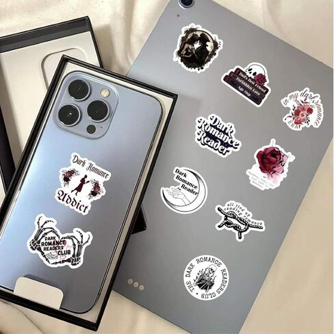 120 Piece Dark Romance Book Sticker Set - Bookish, Festival Themed Stickers for Kindle & More in Saudi Arabia