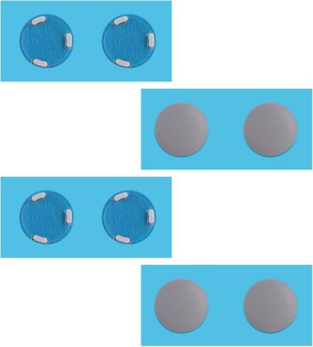 8pcs Rubber Feet Mat Replacement for Microsoft Surface Laptop 3 4 5, Diameter 0.35in, Slip-Resistant Laptop Case Bottom Rubber Feet Pad (Grey) in Kuwait