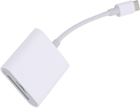 Tbest USB C Card Reader High Speed 500MB / S Plug and Play Dual Slot Memory Storage Adapter for Smartphones Laptops ABS Black 3.54in in Saudi Arabia