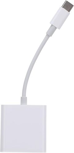 Tbest USB C Card Reader High Speed 500MB / S Plug and Play Dual Slot Memory Storage Adapter for Smartphones Laptops ABS Black 3.54in in Saudi Arabia