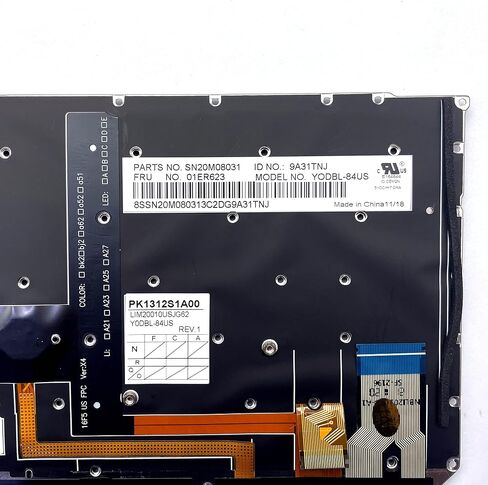 استبدال لوحة مفاتيح لوحة مفاتيح جديدة في Lenovo ThinkPad X1 Carbon 5th Gen 2017 ، لـ ThinkPad X1 Carbon 6th Gen 2018 01er623 01er664 01er705 in Saudi Arabia