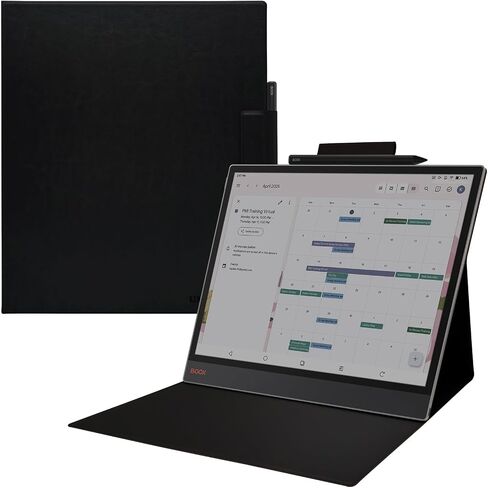 Magnetic Stand Case for 13.3'' Boox Tab X C (2025) / Boox Note Max (2024) Lightweight Book Folio Cover with Anti-Lost Magnetic Pen Buckle & Auto Wake/Sleep (Black) in Kuwait