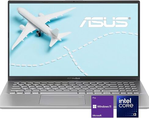 ASUS VivoBook 15 | Intel Core i3 Processor | 15.6" FHD Ultrabook Laptop | 12GB DDR4 RAM | 512GB SSD | Backlit Keyboard | Fingerprint Sensor | BacGuard Antibacterial Keyboard | Windows 11 Pro in Saudi Arabia