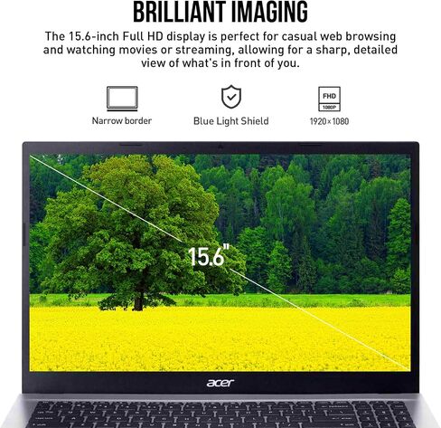 ACER ASPIRE 3 LAPTOP 15 INCH ، 15.6 "FHD Business Laptop Computer ، AMD Ryzen 7 (8 CORES) ، 32GB RAM 1TB SSD ، Windows 11 Pro Lifetime Office ، Ethernet Port ، USB-C in Saudi Arabia