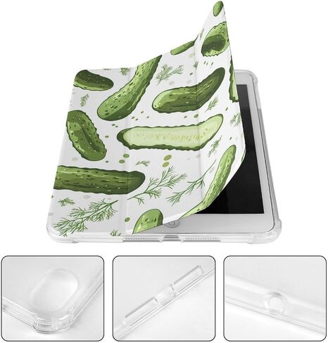 قضية خيار روزماري المخلل مع حامل القلم رفيع الخفيفة الوزن Trifold حامل متوافق مع iPad mini 4/5/6 mini4/5 （7.9in） in Saudi Arabia