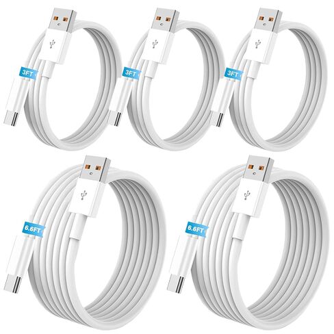 Gartmost 5Pack USB A to USB C Fast Charging Cable, Data Transfer【5x3.3ft】 in Kuwait
