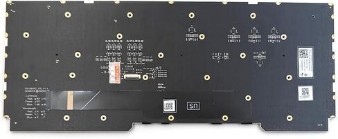 لوحة مفاتيح الإضاءة الخلفية لـ Dell Alienware M16 R1 M16 R2 Series Laptop US Black مع RGB Backlight 08TDGJ V212925CS1 in Kuwait