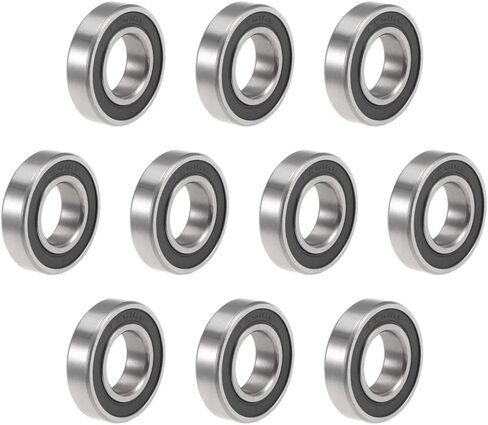 uxcell 6804-2RS Deep Groove Ball Bearings 20mm x 32mm x 7mm Double Sealed Chrome Steel P6(ABEC3) 10pcs in Saudi Arabia