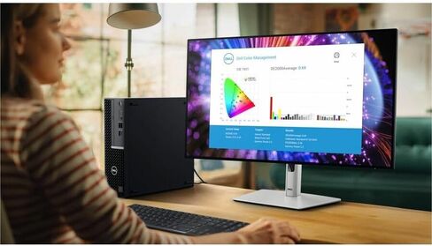 Dell UltraSharp U2724D 27" Class WQHD LED Monitor - 16:9 - Platinum Silver (Renewed) in Saudi Arabia