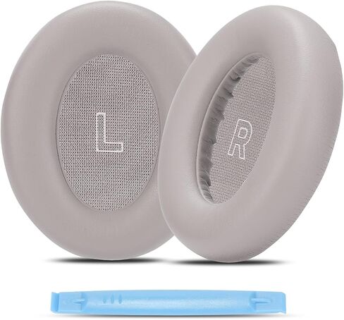 Damex Replacement Ear Pads for Bose quietcomfort Ultra Headphone,Thickened Memory Foam、 Protein Leather (White Smoke) in Kuwait