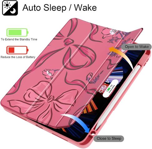Mektron Case for Ipad Pro 11 Inch (4th ، 3rd ، 2nd & 1st Gen) 2022 2021 2020 2018 ، buit in pencil ervid in Kuwait