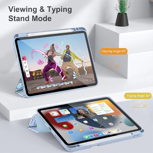 Mektron Case for Ipad Pro 11 Inch (4th ، 3rd ، 2nd & 1st Gen) 2022 2021 2020 2018 ، buit in pencil ervid in Kuwait