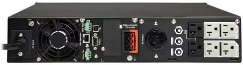 Eaton Tripp Lite Series SmartPro 3000VA 3000W 120V خطوط موجة الجيبية - 7 منافذ ، تشغيل المدى الموسع ، خيار بطاقة الشبكة ، LCD ، USB ، DB9 ، 2U Rack/Tower ، TAA in Saudi Arabia