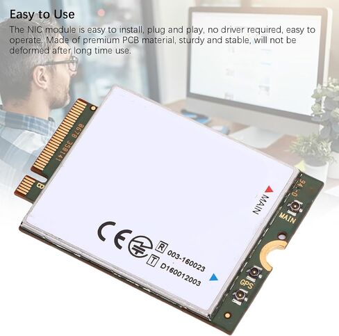 بطاقة الوحدة النمطية Zunate 4G مع واجهة M.2 ، LTE Advanced Cat 6 Mobile Broadband Module Card ، 300 ميجابت في الثانية سرعة التنزيل ، ل Latitude 7280 7285 7290 7389 7390 7480 7490 E7470 in Kuwait