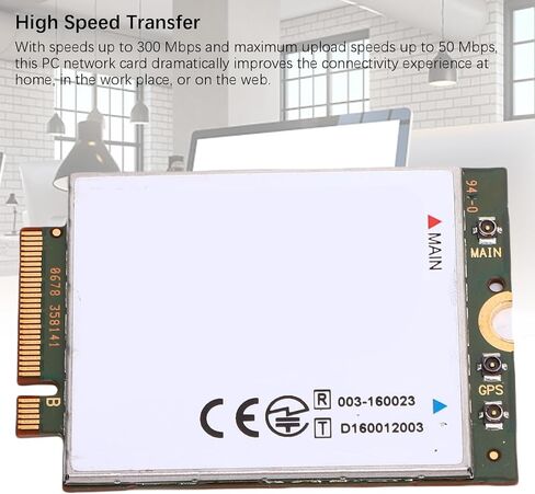 بطاقة الوحدة النمطية Zunate 4G مع واجهة M.2 ، LTE Advanced Cat 6 Mobile Broadband Module Card ، 300 ميجابت في الثانية سرعة التنزيل ، ل Latitude 7280 7285 7290 7389 7390 7480 7490 E7470 in Kuwait