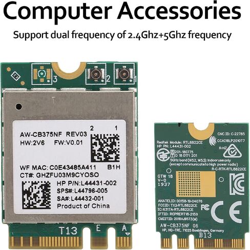 yunir RTL8822CE التردد المزدوج 2.4 5.0GHz 5 in Kuwait