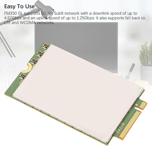 Bewinner FM350 GL 5G Network Card fit for ThinkPad P1, T14s Gen3, X13 Gen3, X1 Carbon 10th Gen, X1 Yoga 7th Gen with Global Mobile Network Coverage, LTE and WCDMA Support in Saudi Arabia