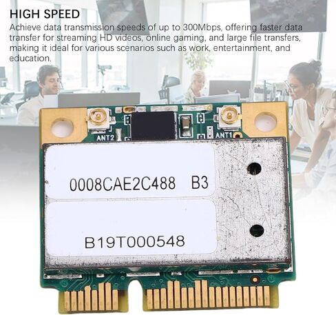 BEWINNER 300MBPS 2.4 5 GHZ WIFI ADAPTER مع واجهة PCIE ، للكمبيوتر المحمول ، بطاقة شبكة WIFI لأجهزة الكمبيوتر المحمولة لأجهزة الكمبيوتر المكتبية in Kuwait