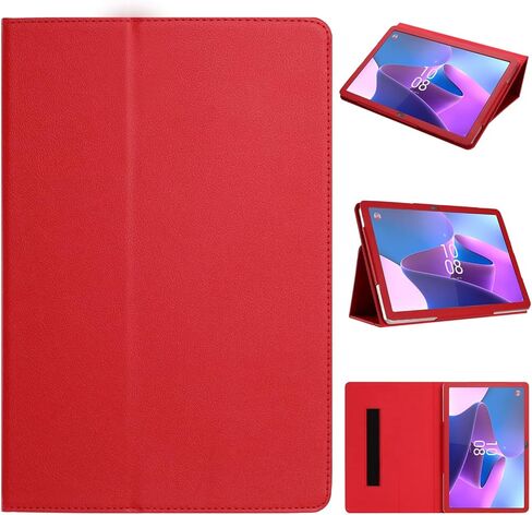 TJS متوافق مع Boost Celero 5G Tab Case Tablet Tablet ، غطاء حالة Kickstand Premium Premium لـ Celero 5G Tab (أحمر) in Kuwait