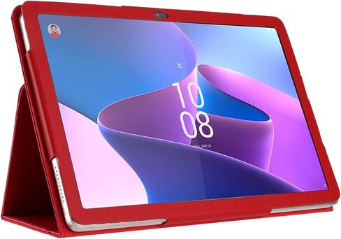 TJS متوافق مع Boost Celero 5G Tab Case Tablet Tablet ، غطاء حالة Kickstand Premium Premium لـ Celero 5G Tab (أحمر) in Kuwait