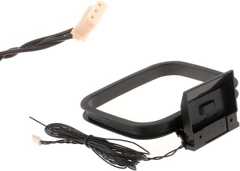 FM Radio Antenna 75 Ohm FM Antenna FM Coax Antenna and AM Loop Antenna with 3 Connectors for Indoor Home Stereo Receiver AV Audio Home Theater Receiver Power in Kuwait