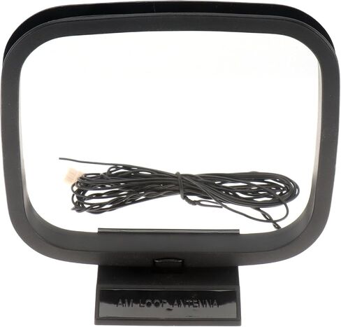 FM Radio Antenna 75 Ohm FM Antenna FM Coax Antenna and AM Loop Antenna with 3 Connectors for Indoor Home Stereo Receiver AV Audio Home Theater Receiver Power in Kuwait