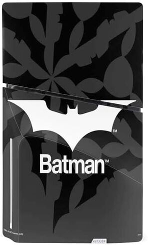 Skinit Skinit Gaming Gaming Skin متوافق مع وحدة التحكم PS5 Slim Disk - DC Comics Comics Batman Logo Design الأصفر in Saudi Arabia