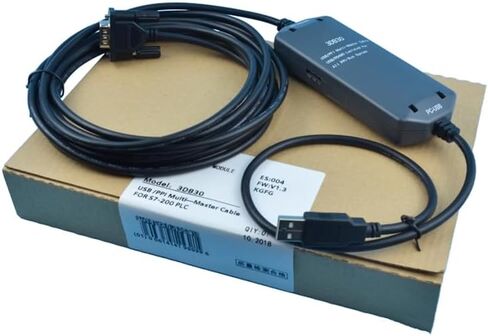 USB-PPI لـ S7-200PLC برمجة كبل الكبل الكابل الكابل اتصالات تنزيل كبل البيانات (نوع التعلم الخالي من برنامج التشغيل) دعم 200 دعم 187.5K 3 أمتار in Saudi Arabia