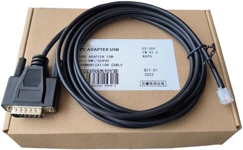 RS232 Cable for Touch Screen SN-32DR-A2 /EA7-S6C-RC PLC Communication Data Connection Cable 6-Pole Crystal Socket 10 Meter in Saudi Arabia