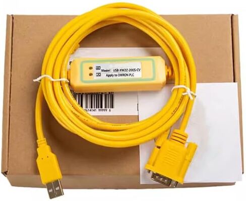 USB-XW2Z-200S-CV Applicable Communication Download Cable PLC Programming Cable High Speed and Stable Model FT232RL Chip/Yellow Gold-Plated Plug 3 Meters in Saudi Arabia