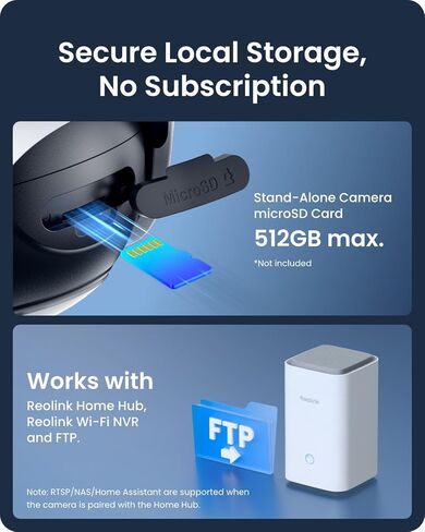 REOLINK Security Camera Wireless Outdoor, Pan Tilt Solar Powered with 4K Night Vision, 2.4/5 GHz Wi-Fi, 2-Way Talk, Compatible with Alexa/Google Assistant, Argus PT Ultra with Solar Panel in Kuwait