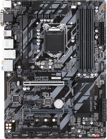 Gigabyte Z370 HD3P (Intel LGA1151/ Z370/ ATX/ 2XM.2/ Intel LAN/ USB 3.1 Gen 2 Type C/ ALC1220/ HDMI/ Motherboard) (تم تجديد معتمدة) in Kuwait