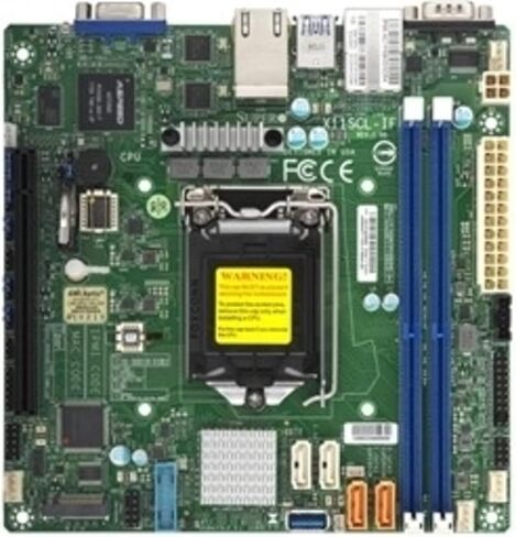 Supermicro 228652 Mb Mbd-x11scl-if-b E-2100 S1151 C242 64gb Ddr4 Pcie Mitx Bulk Box in Saudi Arabia