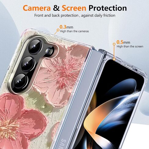مغناطيسي لـ Galaxy Z Fold 7 Case ، Circle Magnet Circle والشحن اللاسلكي ، وغطاء علبة مقاوم للصدمات من الدرجة العسكرية لـ Z Fold 7 [Safflower] Mus-CXDZ-09-07 in Kuwait